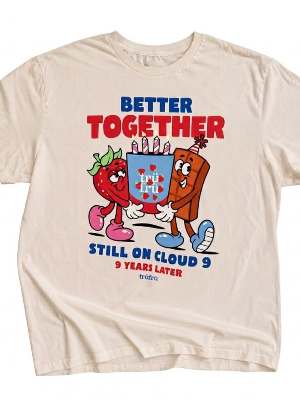 TruFru T-Shirt 2026 NEW Better Together T-Shirt Comfort Colors Tag Ivory RARE!